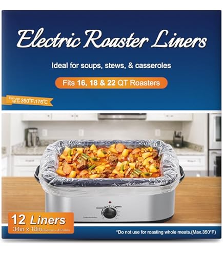 Amazon.com: Pansavers 16 - 22 Quart Electric Roaster Liners